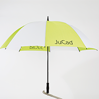 JuCad golf umbrella_green-white_JS-WG